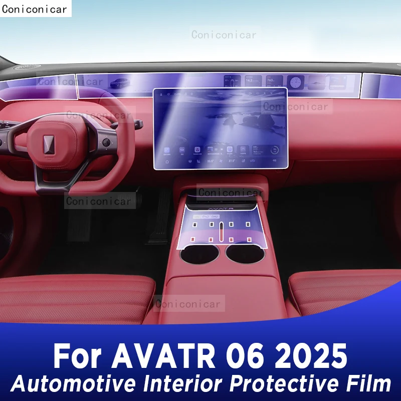 

For AVATR 06 2025 Panel Dashboard Navigation Automotive Interior Protective Film TPU Anti-Scratch Sticker