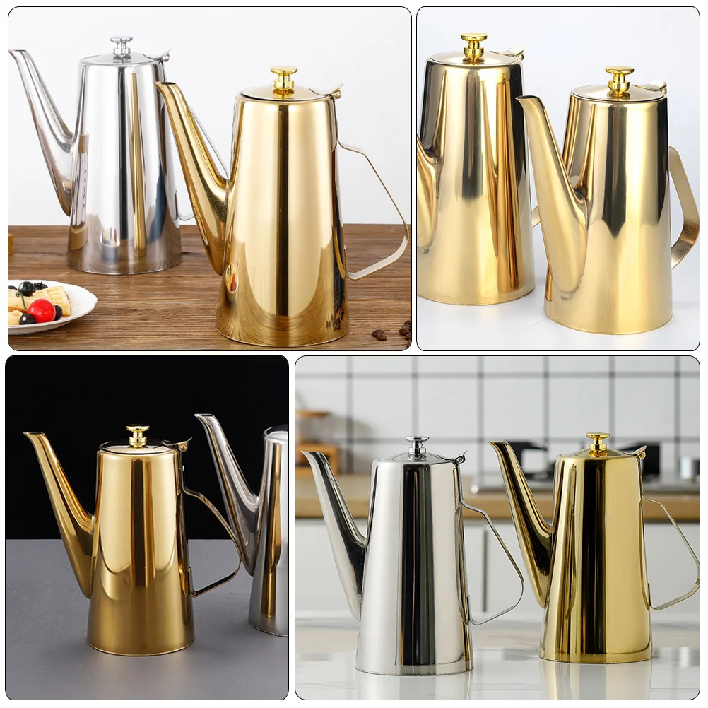 Stainless Steel Kettle Stove Kettles Teapot Boil Water Shahi Pitcher Camping Home Supplies Coffee with Whistle