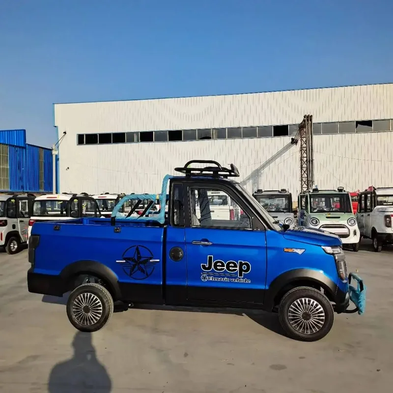 China Factory No Driving License Required New Energy Vehicle Pickup Customized Color 2000W-4000W Motor 60km/h