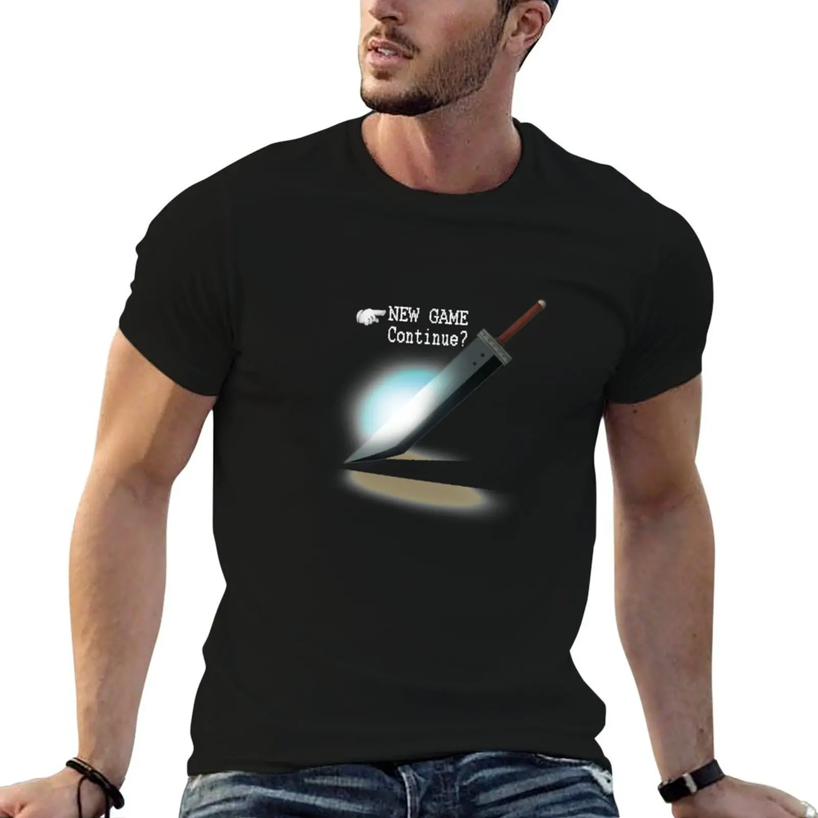 

New Game Continue T-Shirt t shirts for man pack white cotton t shirts man 100% T-Shirt