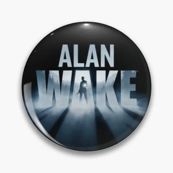 Alan Wake  Soft Button Pin Hat Jewelry Metal Collar Gift Clothes Brooch Lapel Pin Badge Women Cartoon Lover Funny Fashion Cute