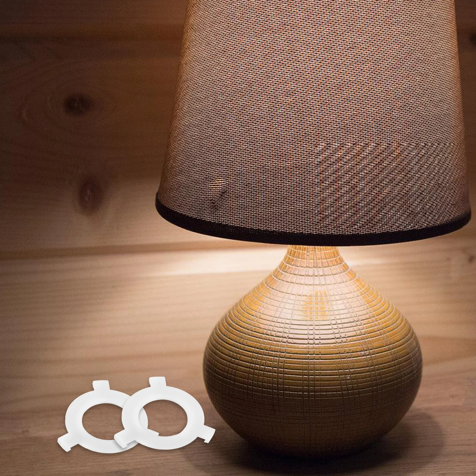 

20 шт. пластиковые переходные кольца для абажура от E27 до E14, высокая прочность, простые в использовании светильники, фитинги, переходное кольцо для абажура