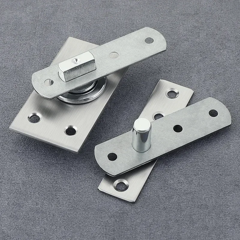 Charnière de porte pivotante en acier inoxydable, robuste pour arbre en bois, charnière murale pour 