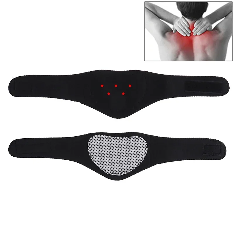 คอตัวเอง Massager Tourmaline Magnetic Therapy นวดคอ Vertebra การป้องกันความร้อนโดยธรรมชาติเข็มขัด Body Massager