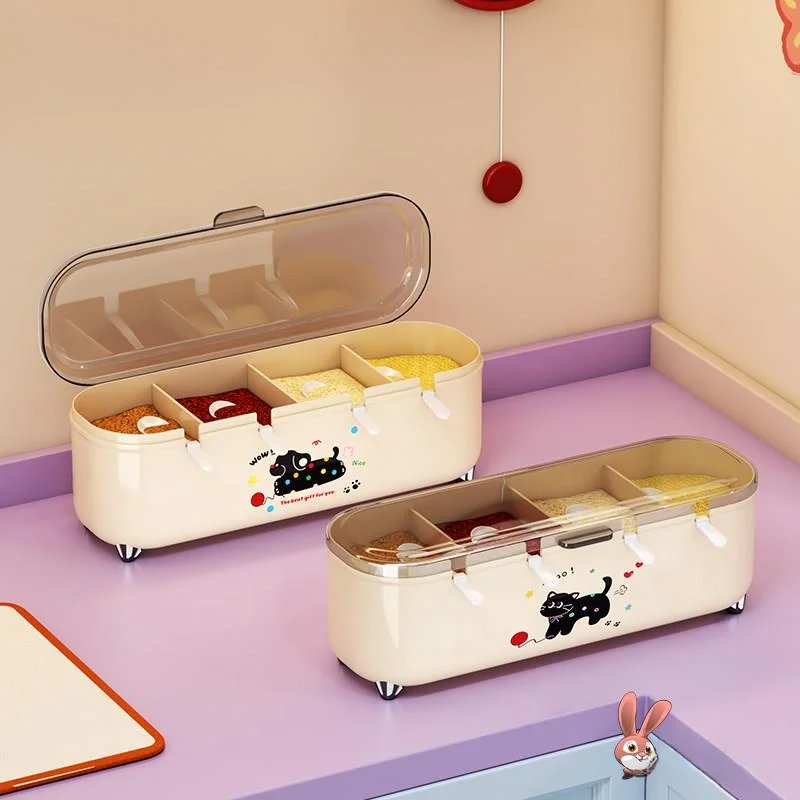 

Набор для специй для кухни: многофункциональный контейнер для соли и перца, емкость для приправ, пластиковый, в скандинавском стиле