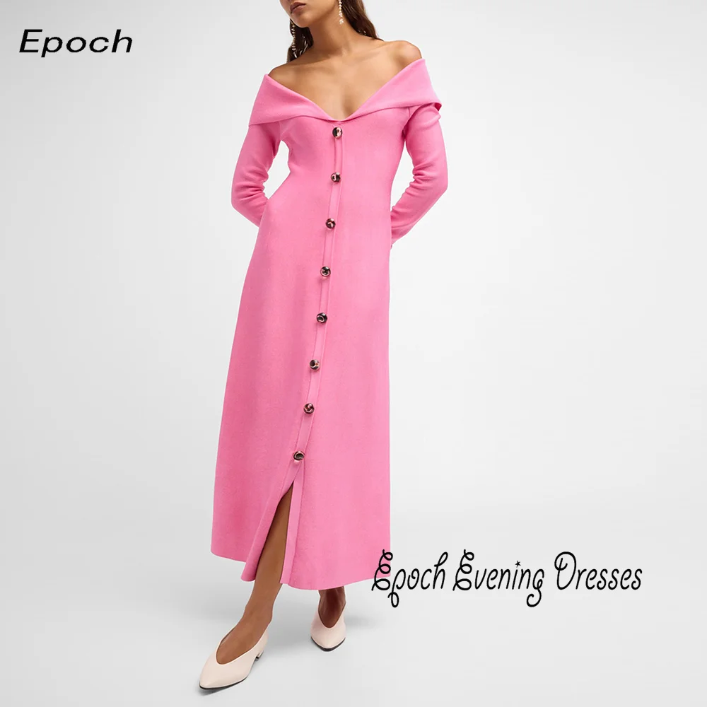 Epoch abito da sera di lusso elegante Arabia muslimextimustial beacon scodise biglietti da visita a-line Off The Shoulder Cocktail Prom Gown per donne Sexy 2024