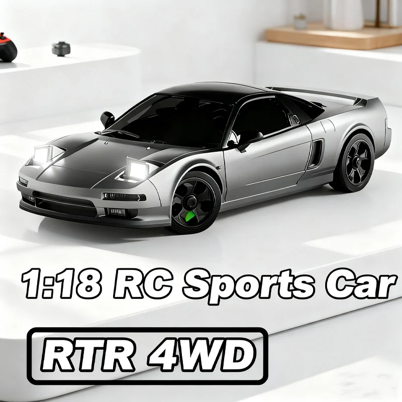 

HB RP1804 1/18 RTR 4WD Drift Car Спортивная модель гироскопа - 2 шины в комплекте, готовые к бегу, рождественские подарки для детей