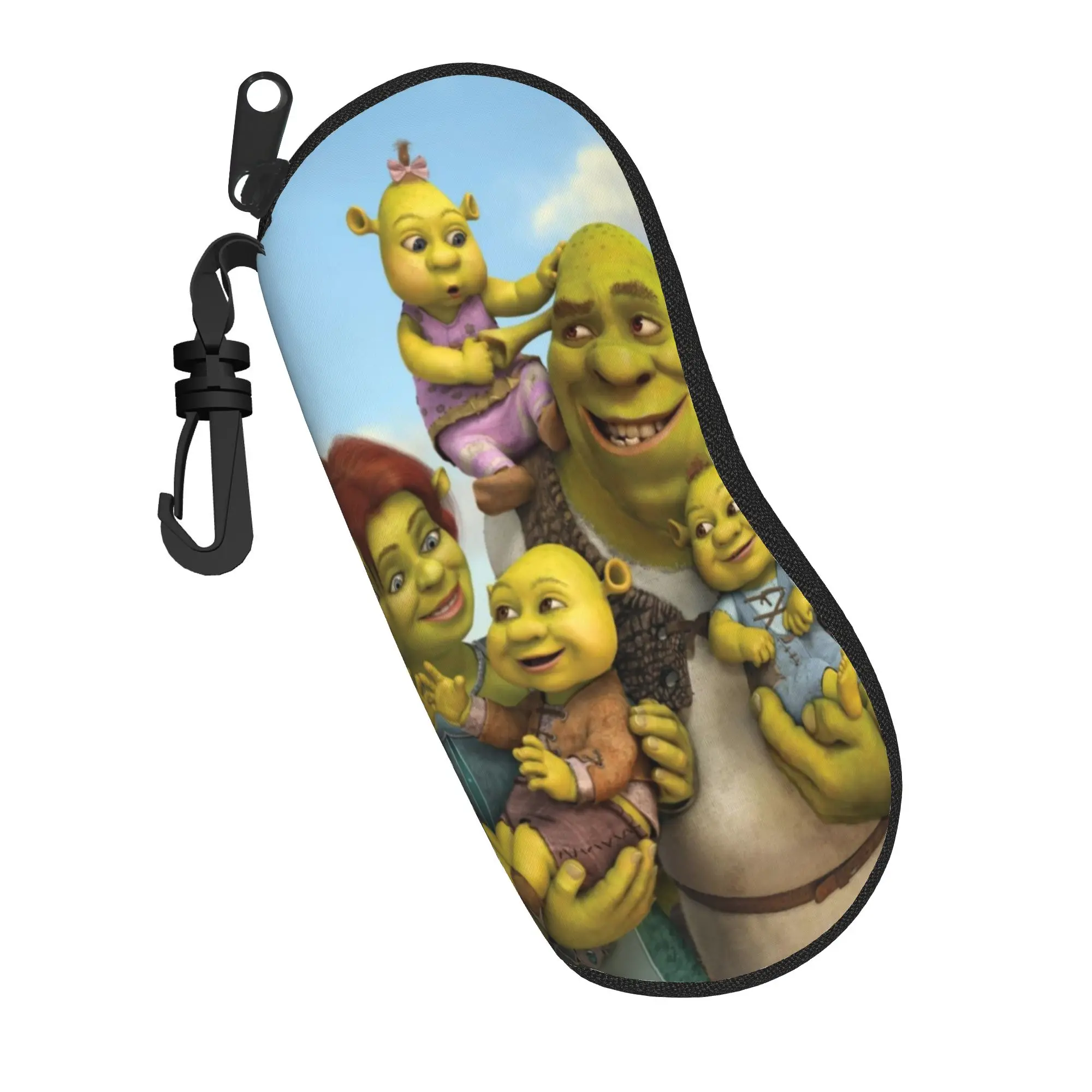 Funny Shreks Meme Glasses Case Men Women Printing Accessories  Sunglasses Storage Box Office Eye Contacts Case