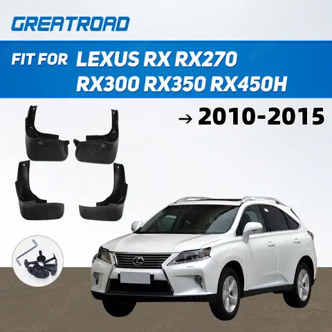 자동차 머드 플랩, 스플래시 가드 머드플랩 머드가드 액세서리, 렉서스 RX RX270 RX300 RX350 RX450H 2010-2015
