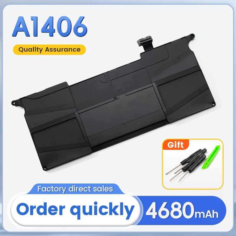 A1406 Laptop Battery for APPLE MacBook Air 11 inch MacBook Air 11” (2011-2012) A1370 2011 YEAR A1465 2012 YEAR 7.3V 35Wh