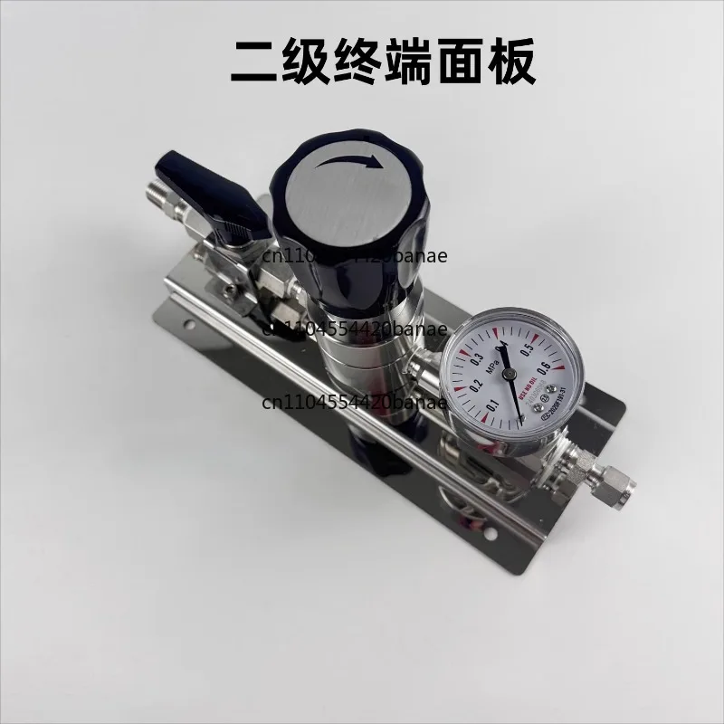 316L single gauge pressure reducing stainless steel secondary end point pressure reducing valve