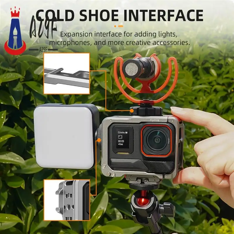 

A29F-Flymile металлическая рамка экшн-камеры для Insta360 Ace Pro 2, аксессуары для спортивной камеры