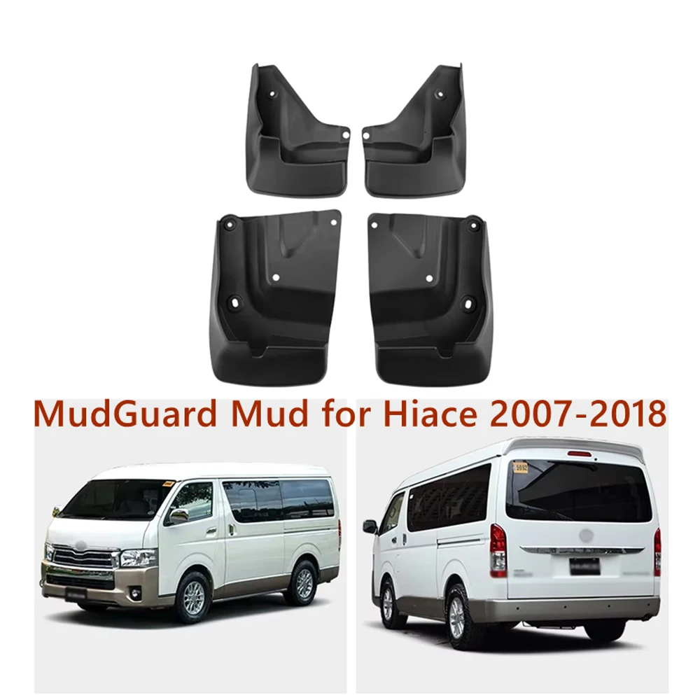 

4 шт. передний и задний брызговик автомобиля с винтами для Toyota Hiace 7 Seat 2007-2018 брызговик брызговики крылья автомобильные аксессуары