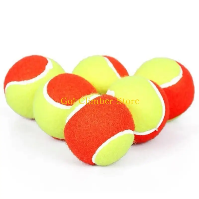 

Q84C 3PCS Kid Tennis Balls Soft Elastic Low Compression Step Lespurlest Mult