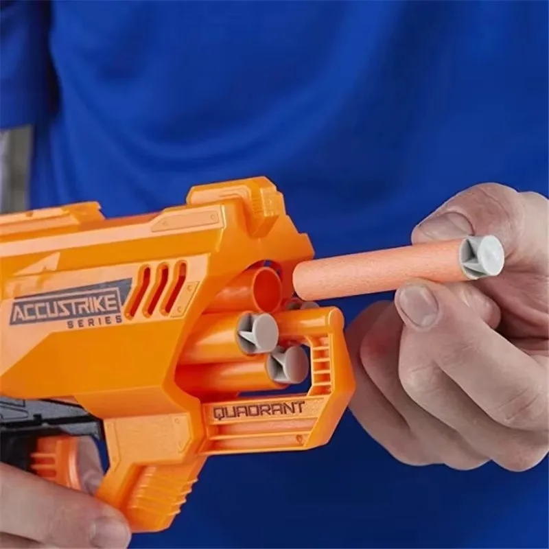 Zivconcing laranja recarga dardos balas espiral espuma rotativa bala para nerf accustrike elite série arma de brinquedo combinando bala macia