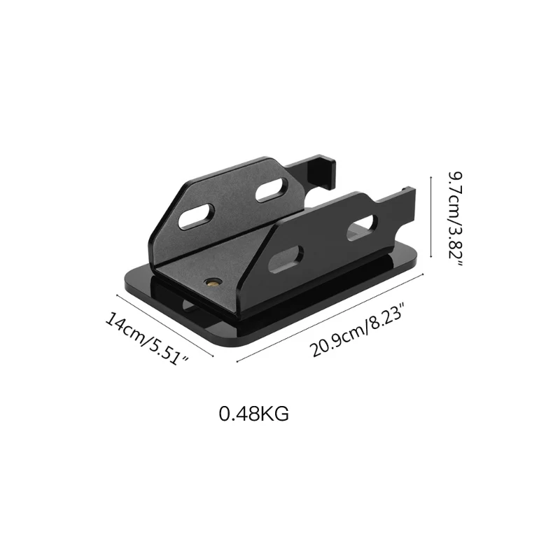 Imagem -05 - Suporte para Mac Studio Desktop Suporte de Suporte Suporte Acrílico Host Multi-função Cooling Frame Host Box Storage Rack