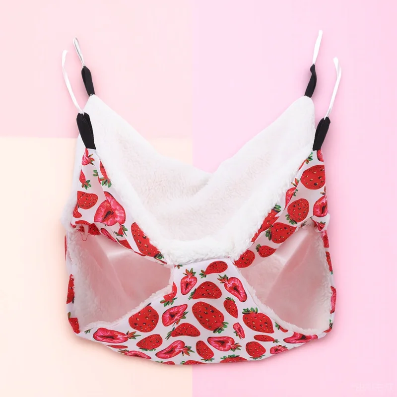 

Hamster Hanging Hammock Comfortable Warm Sleeping Nest Small Animal Cage Accessory Guinea Pig Chinchilla Bed Pet Rest Hammock