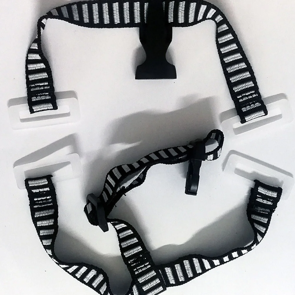 

2pcs Hard Hat Chin Strap Universal Fit 4-Point Suspension Chin Straps Adjustable Protective Chain Strap For