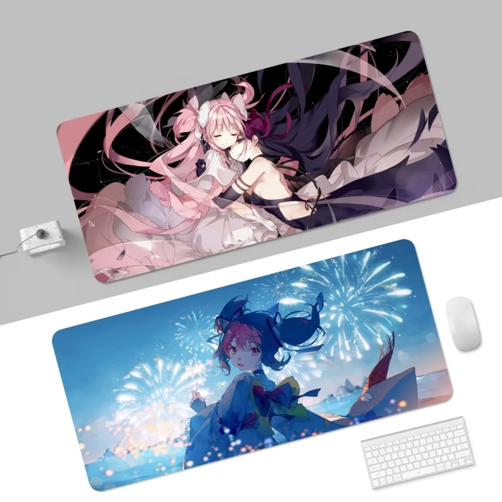 

Magical Girl Madoka Magica Mousepad Non-slip Lockedge PC Gaming Mouse Pad Gamer Desk Mats Keyboard Pad Mause Pad Muismat for PC