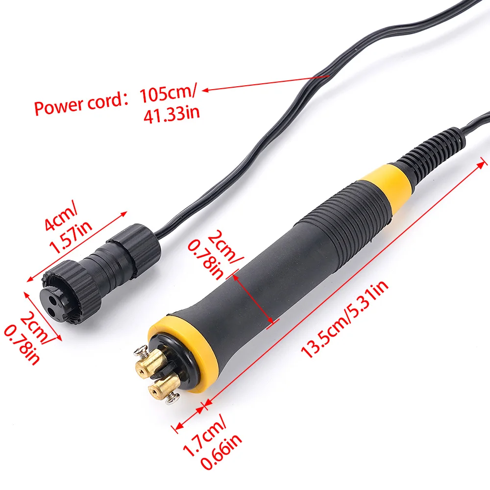 Electric Soldering Iron Pen Anti-slip Pyrography Tool Wood Burning Machine Pyrography Pen Carving Soldering Electrocautery Pen