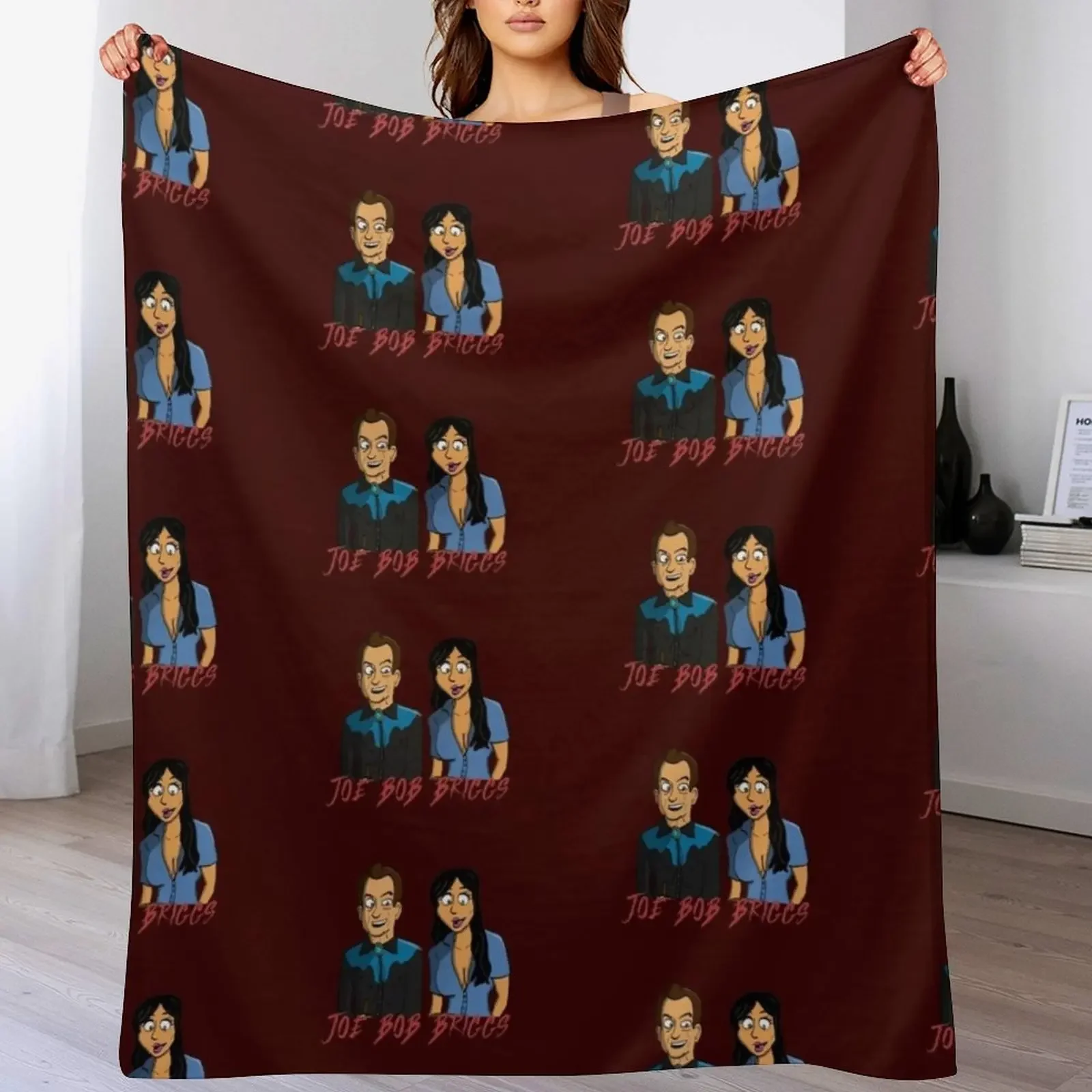 

Joe Bob Throw Blanket Warm Napping Blanket for Office Couch Bed