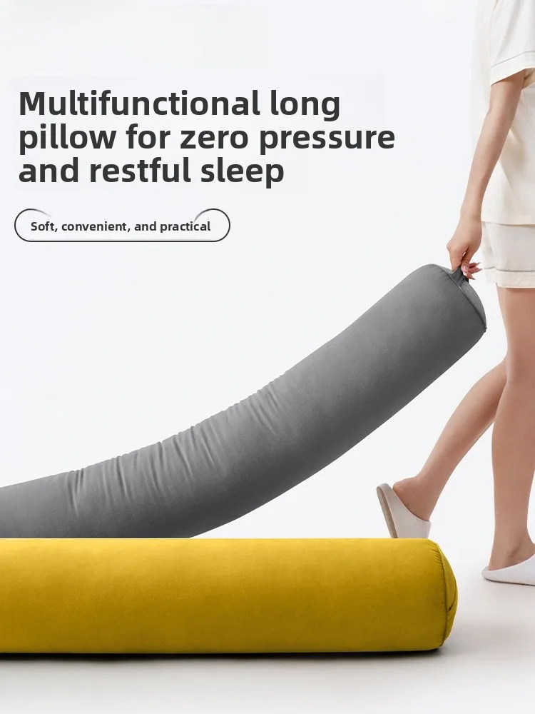 

Современный простой дизайн, подушка с зажимом для ног для женщин, длинная цилиндрическая бархатная подушка для взрослых, Materni Bed P...
