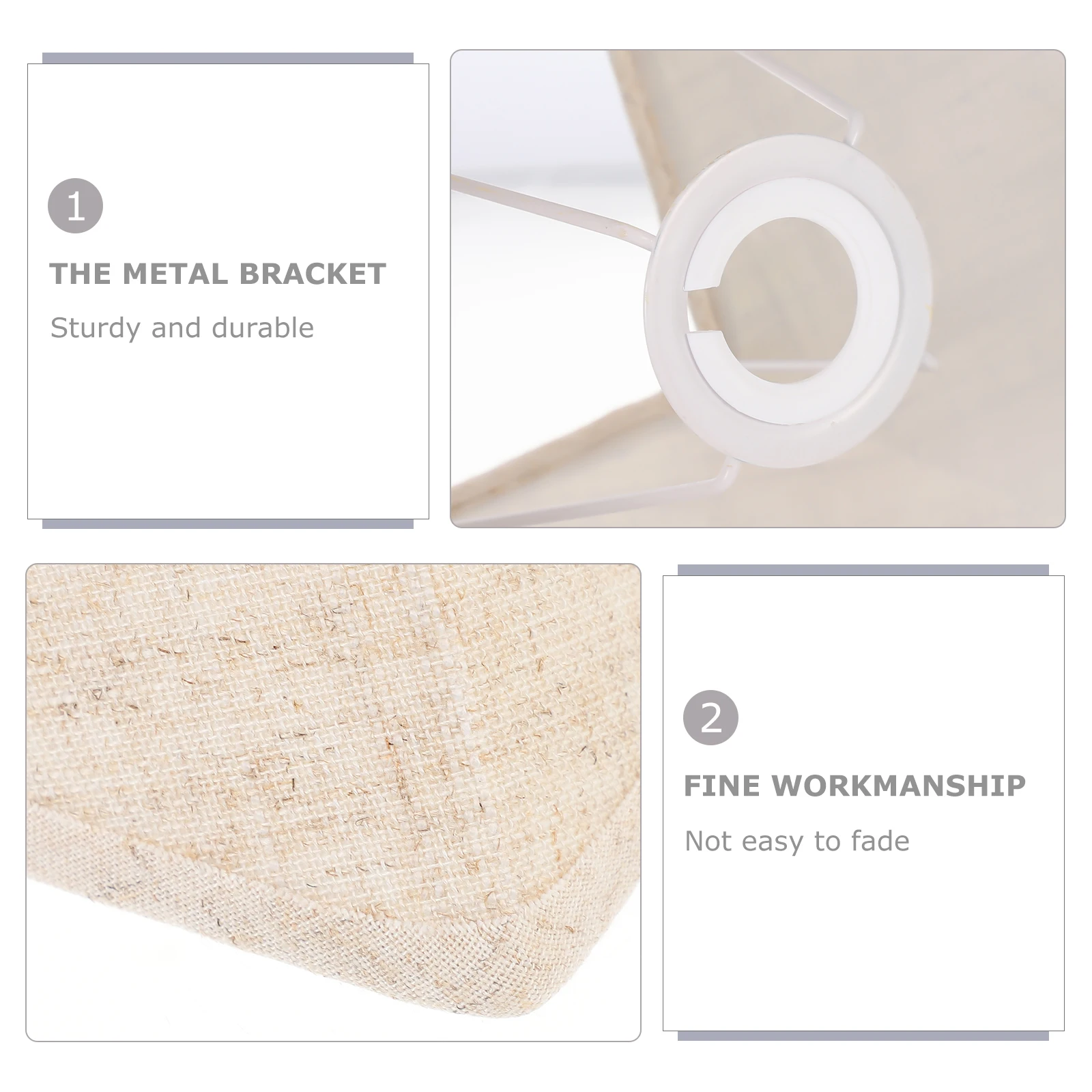 

Fabric Lampshade E27 Square Cloth Cover for Floor Wall Lamp Vintage Desk Drum Shade Dust Protector Lighting Accessories Bedroom