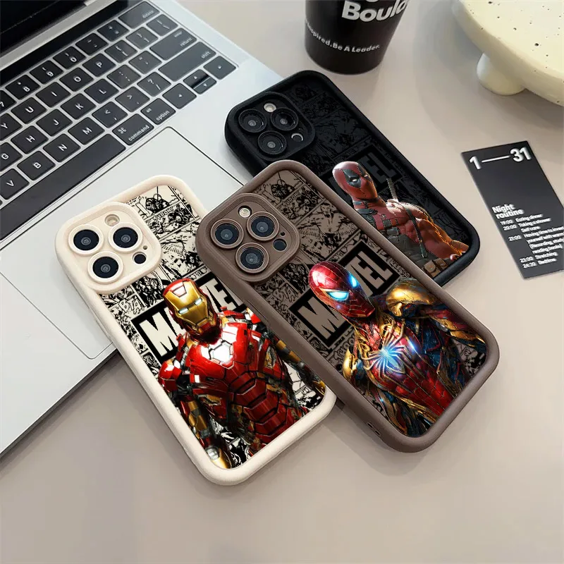 Anime IronmanS SpidermanS Phone Case for Motorola Moto Edge 70 G86 G56 G35 G34 G75 G PLAY G85 Neo Fusion Stylus Pro Ultra 4G 5G view 2