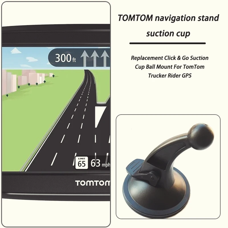 Black Suction Cup Mount Bracket For Tomtom GPS Navigator Handheld GPS Universal Navigator Suction Cup Bracket Car Accessories - view 5
