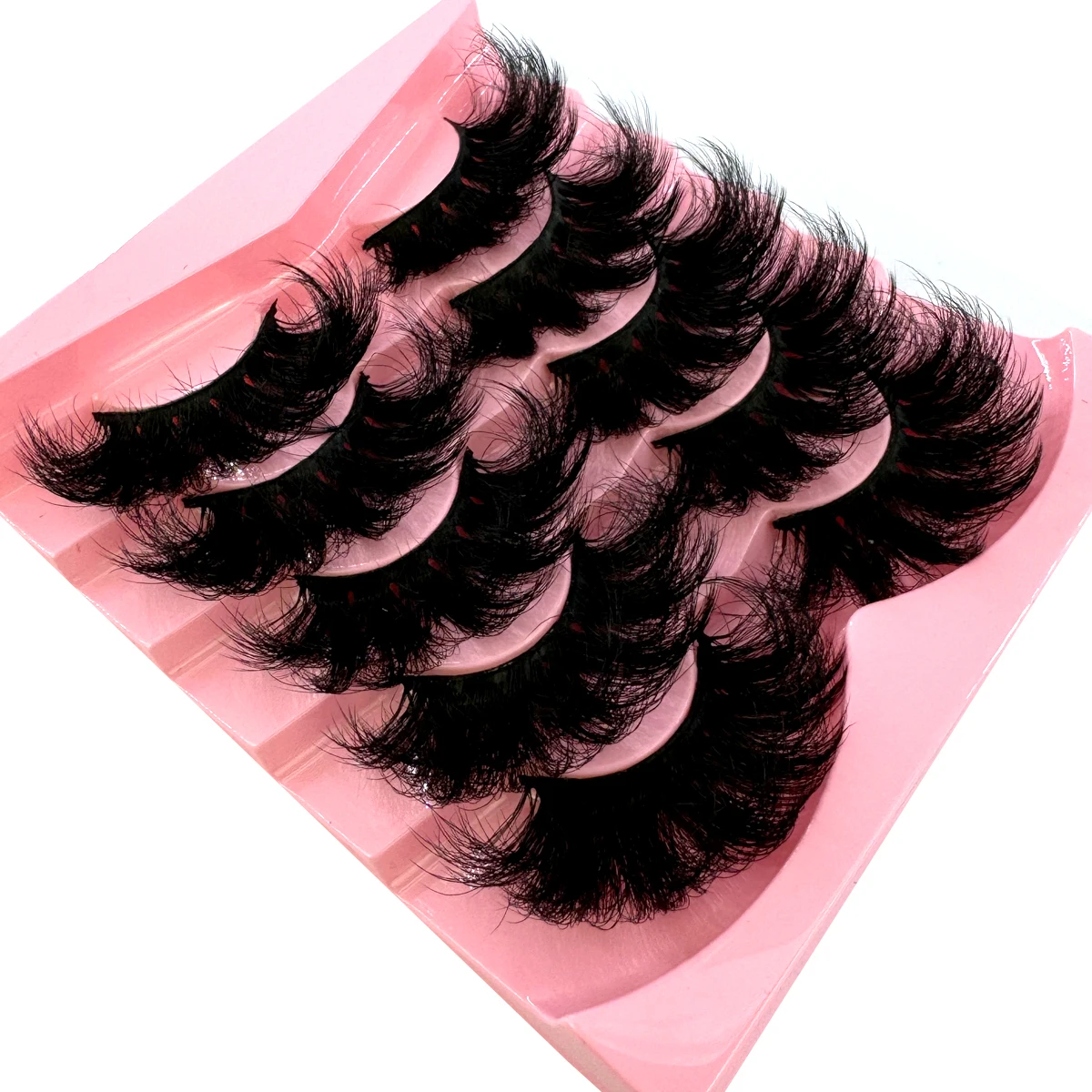 풍성하고 긴 3D 인조 밍크 속눈썹, 자연스러운 드라마틱 소프트 볼륨 속눈썹, 속눈썹 연장 메이크업