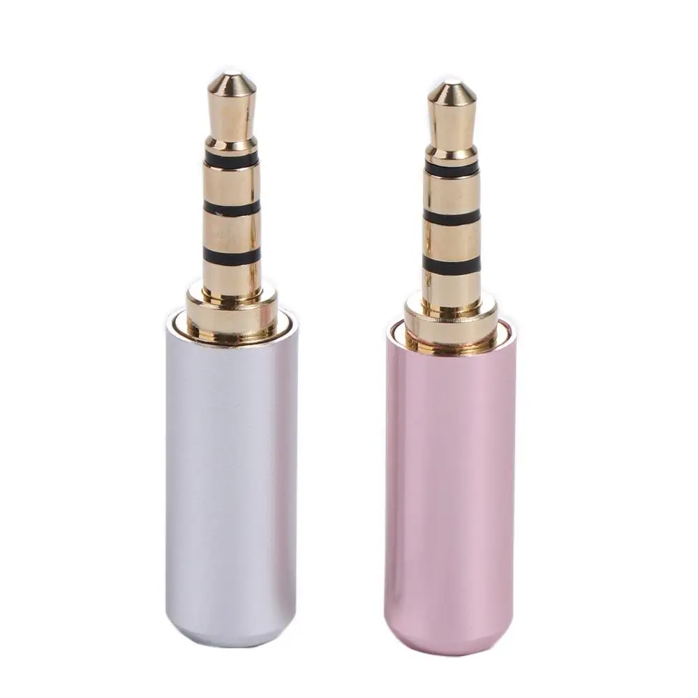 3.5mm Plug Welding Head 4 Poles DIY AUX 3.5mm Male Plug 3.5mm Audio Connector Headphone Jack Plug 3.5 Jack Adapter