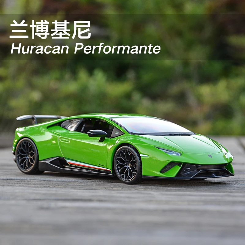 

Maisto 1:18 Lambo Huracan Performante 610, автомобильный статический литой автомобиль, Коллекционная модель автомобиля, игрушки