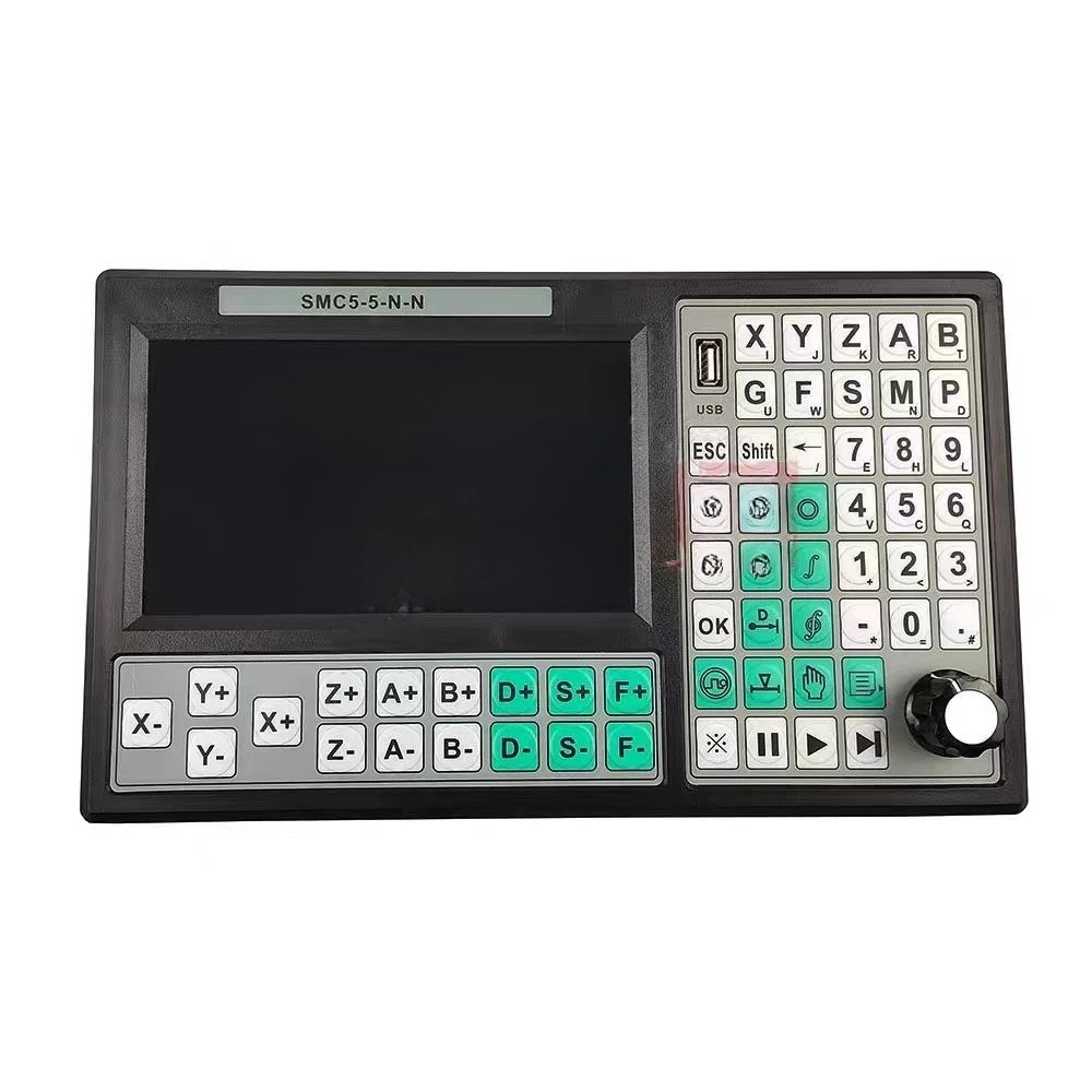 SMC5-5-N-N CNC Offline Controller 5 Axis Group 500KHz Motion Control System 6 Axis Emergency Stop Handwheel