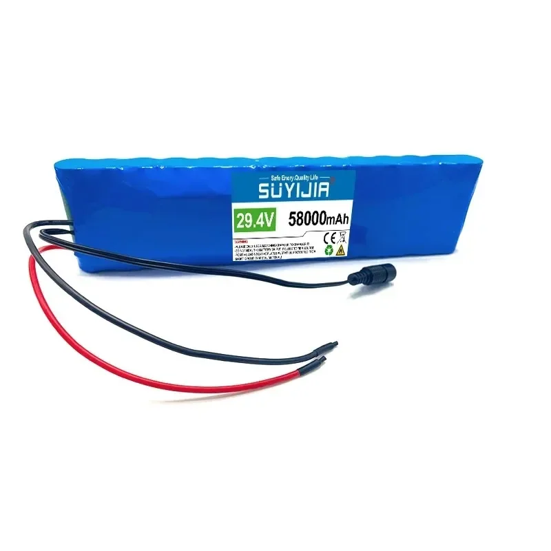 7S2P 29.4V 58000mAh 18650 battery pack 18650 rechargeable lithium-ion battery lithium-ion battery for mopeds