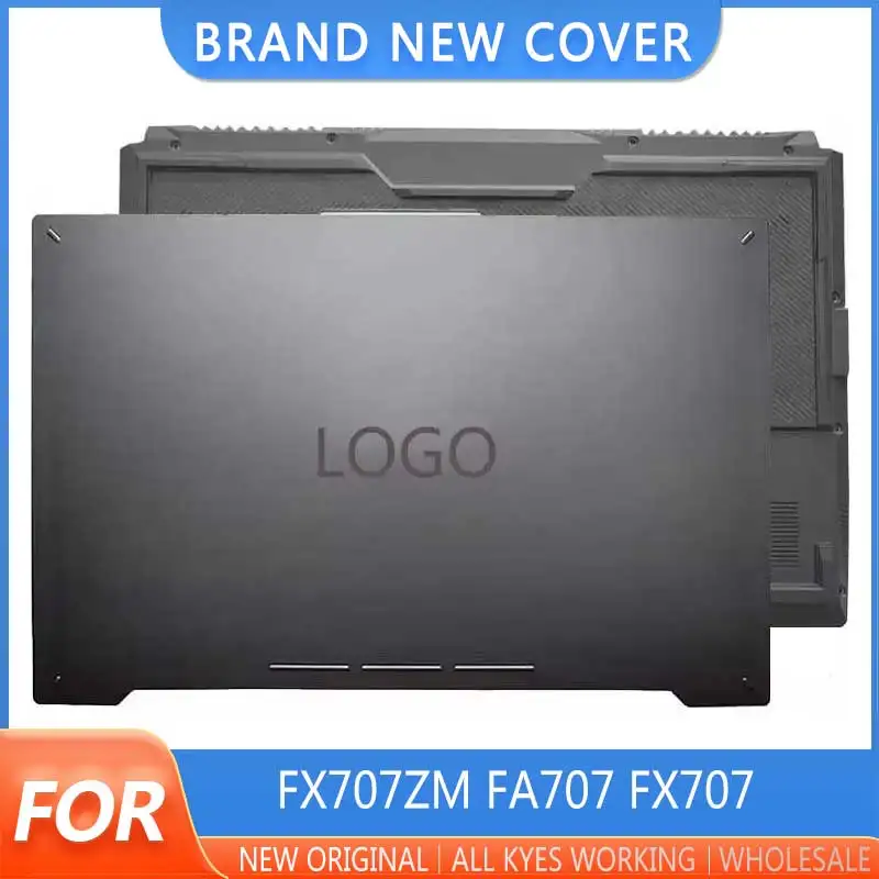 New For FX707ZM FA707 FX707 Laptop LCD Back Cover Front Bezel Upper Palmrest Bottom Base Case Keyboard Hinges