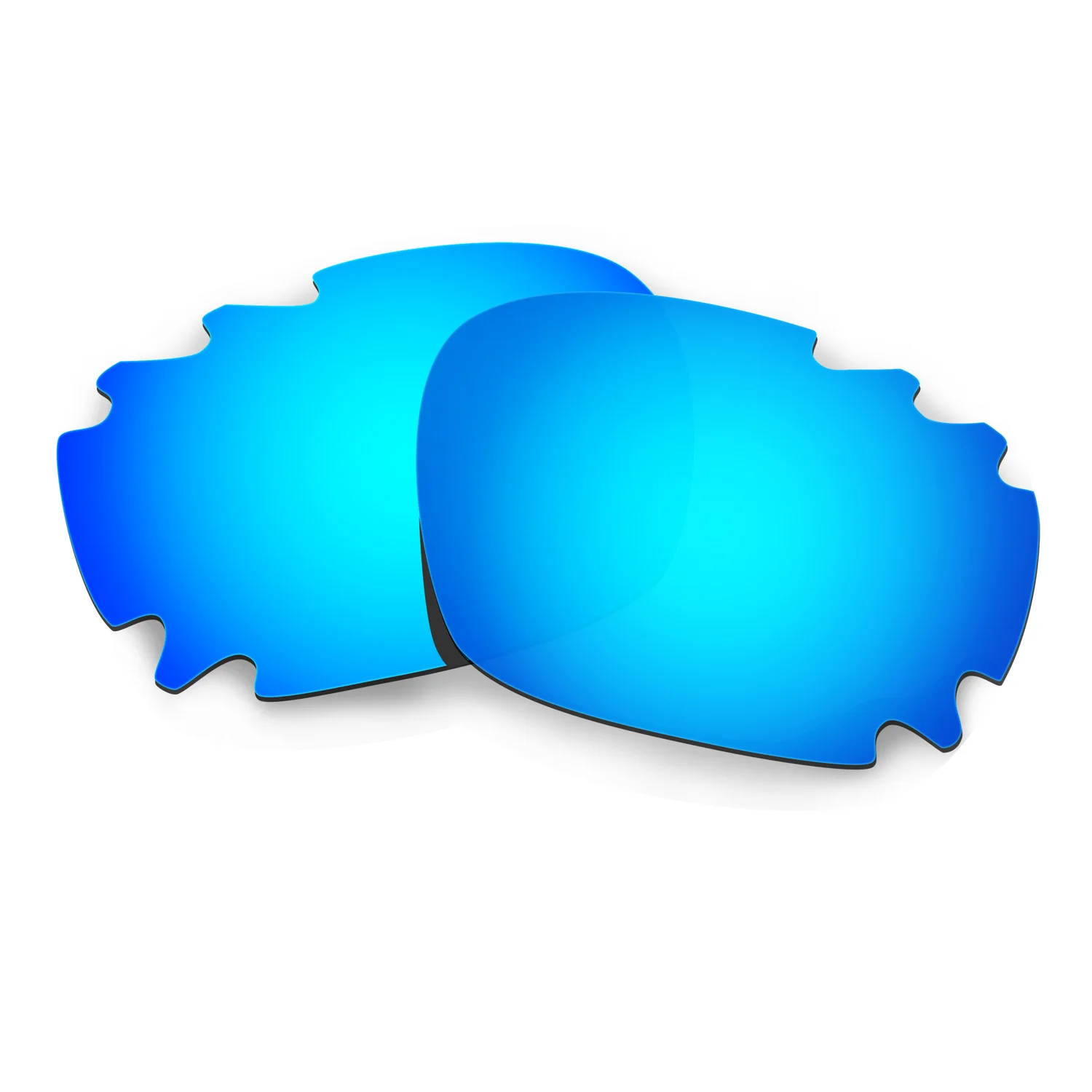 عدسات Hkuco البديلة للرجال لنظارات Oakley Jawbone ذات فتحات تهوية باللون الأزرق المستقطب #1