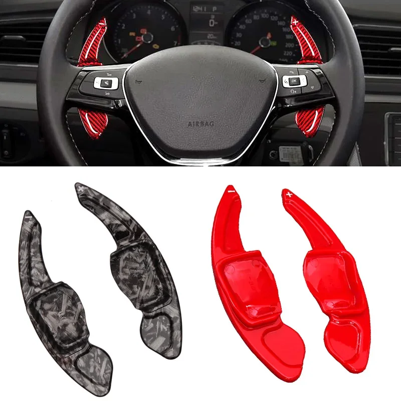 Car Steering Wheel Shift Paddle Shifter Extended ABS Extension For Volkswagen VW Tiguan Scirocco Sharan CC Golf 6 Touareg Lavida