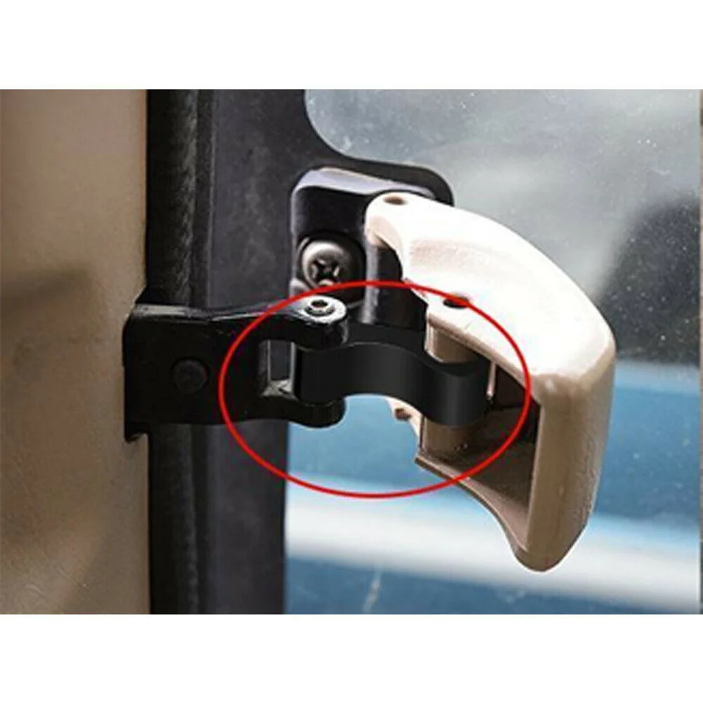 

Aluminum Window Latch Hinge Alloy For Car Door Glass Replacement Durable Pivot Compatible With 95-04 00-06 Black