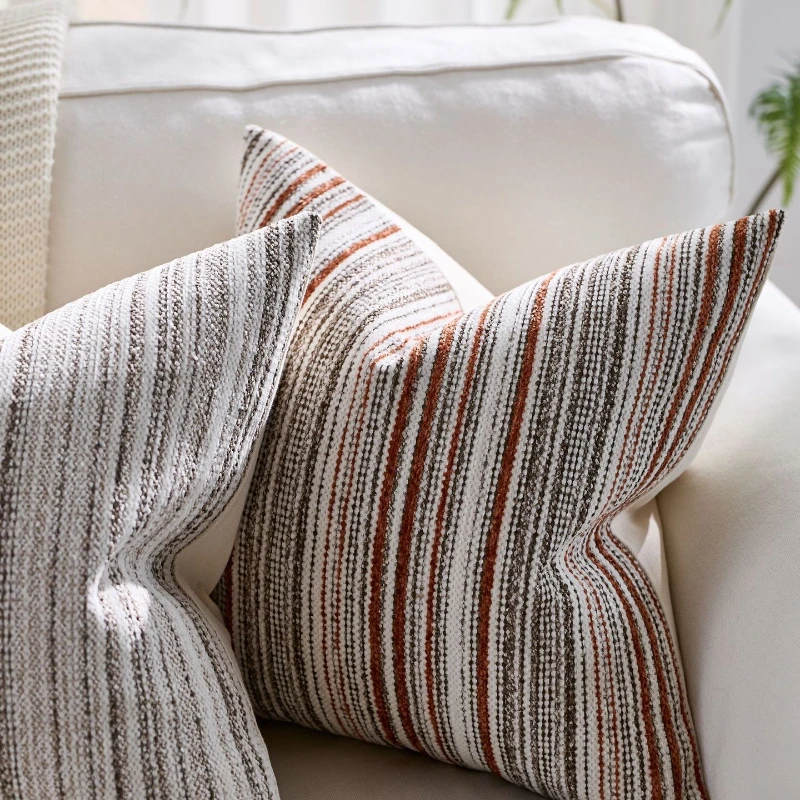 Striped Nubby Chenille Pillow - đánh giá và giá Pillow Cover 20X20