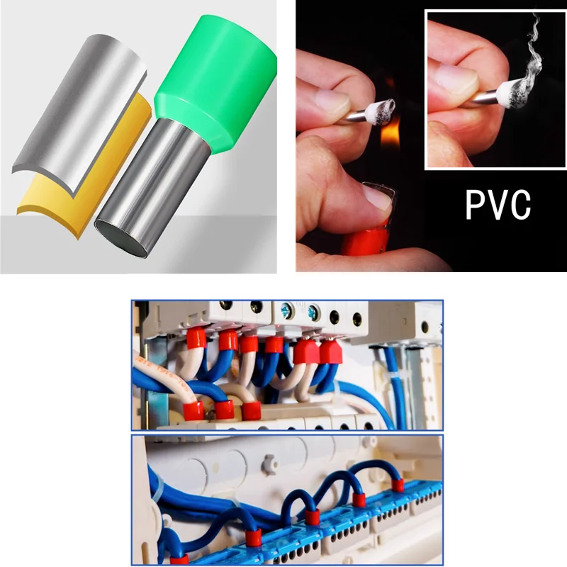 Terminales de crimpado tubulares VE, terminales de tubo eléctrico, conectores de extremo de Cable de bloque, conector de Cable, alicates de