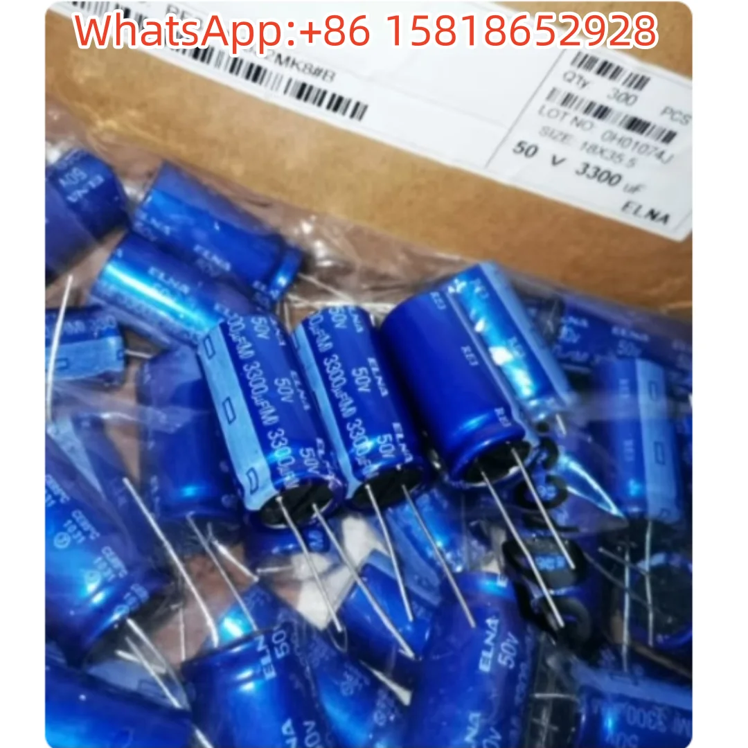 

5 шт. 3300 мкФ 50 В Япония Эльна аудиофильские конденсаторы 50 В 3300 мкФ 18*35 RE3 синий халат