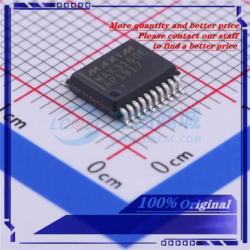 1PCS/LOT MAX3160EAP+T MAX3160EAP+ MAX3160EAP SSOP-20-5.2mm New Original Spot Stock