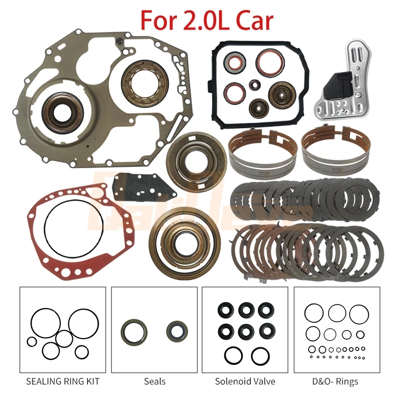 DP0 AL4 DPO Auto Transmission Master Rebuild Main Overhaul Repair Kit Clutch Friction Steel Plate Piston Filter for Peugeot