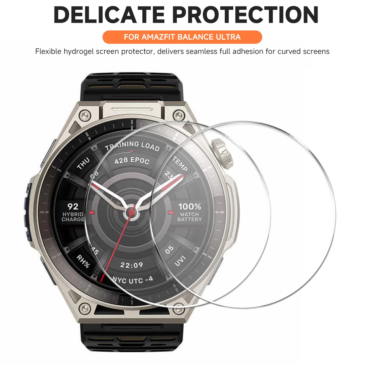 1-5PCS Hydrogel / Composite Film for Huami Watch Amazfit Balance Ultra Screen Protector Anti-scratch Film for Balance Ultra
