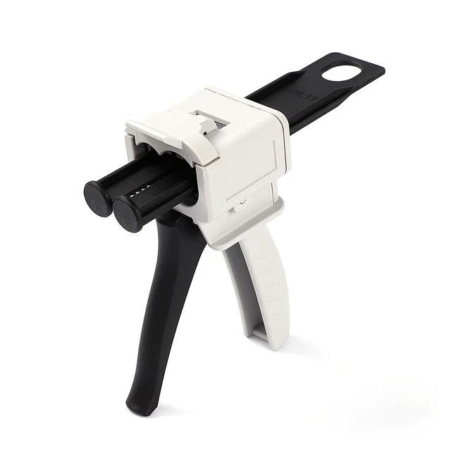 Pistolet dozujący 50 ml, pistolet do kleju epoksydowego 1:1/2:1 Pistolet dozujący mieszany dwukomponentowy pistolet do kleju AB