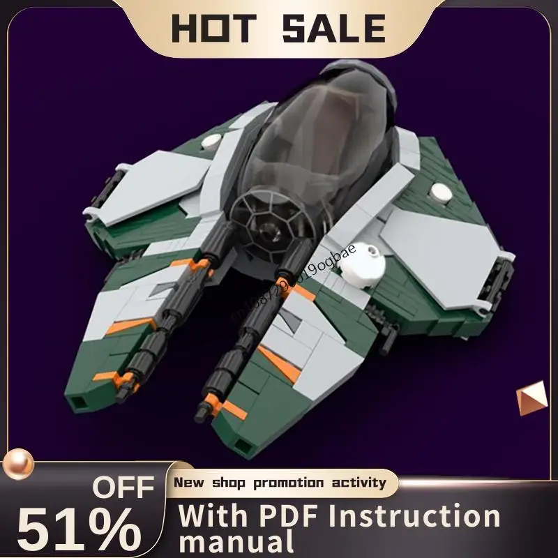 

Новый набор из 380 деталей: Модель звездолета-перехватчика из знаменитого фильма «Звездные войны», конструктор для самостоятельной сборки, креативная игрушка для детей, подарок на день рождения