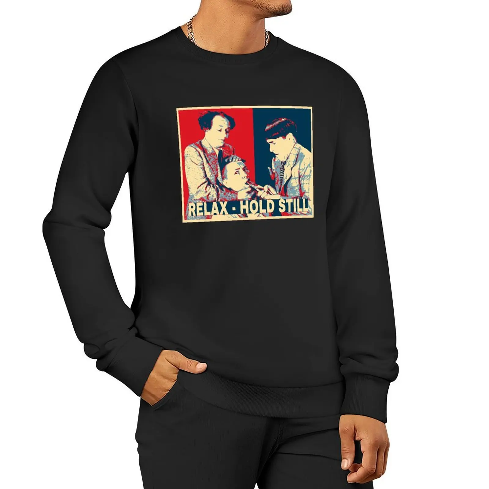 

3 Stooges RELAX Pullover Hoodie anime clothes hooded shirt sweatshirts