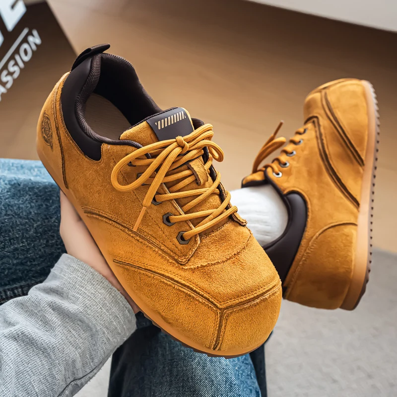 Good Quality Mens Casual Shoes New Autumn Board Footwear Man Hot Sale Fashion Man Outdoor Anti Slip Sneakers Male Solid Colour 7
