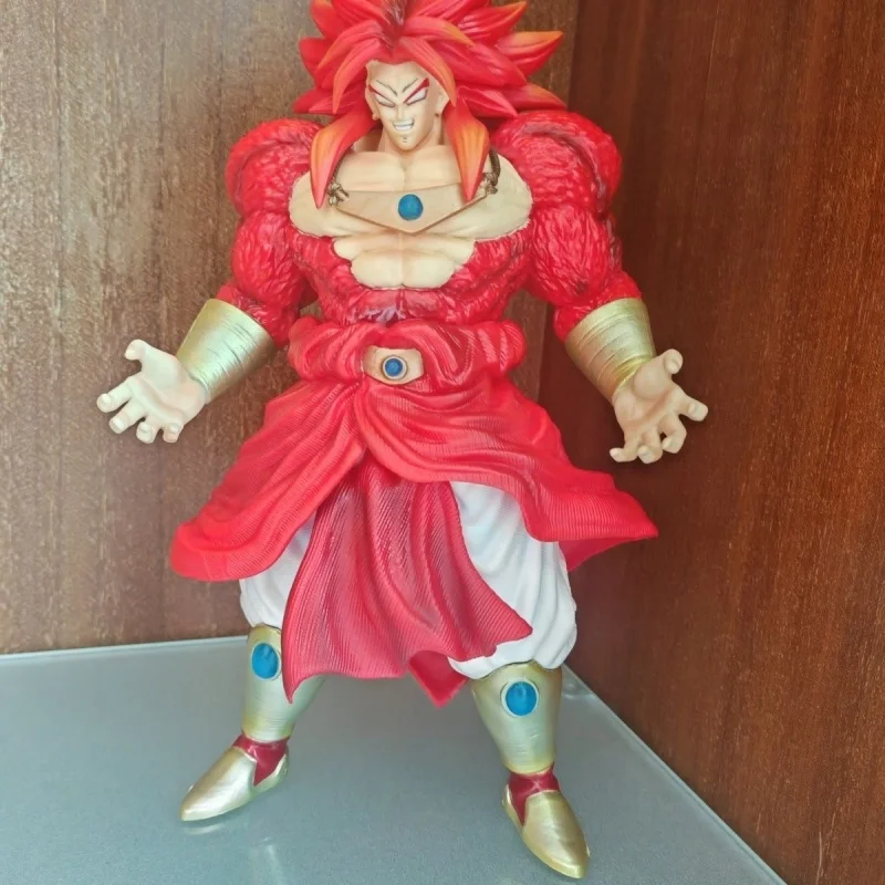 

1/6 Scale Dragon Ball Anime Merchandise Super Saiyan 4 Broly Gk Figure Model Pvc Desktop Collectible Display Ornament Toy Gift
