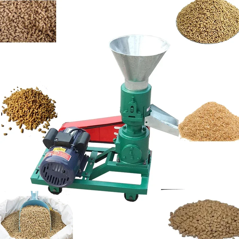 small animal goat poultry feed processing machines pellet making farm machine pellets machines for animal feed chicken